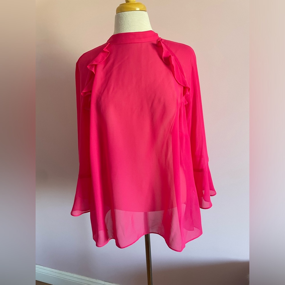 Eloquii Elegant Pink Women's Top